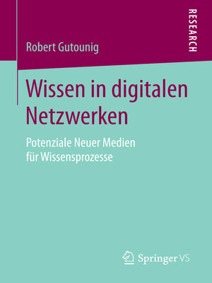 cover image of Wissen in digitalen Netzwerken